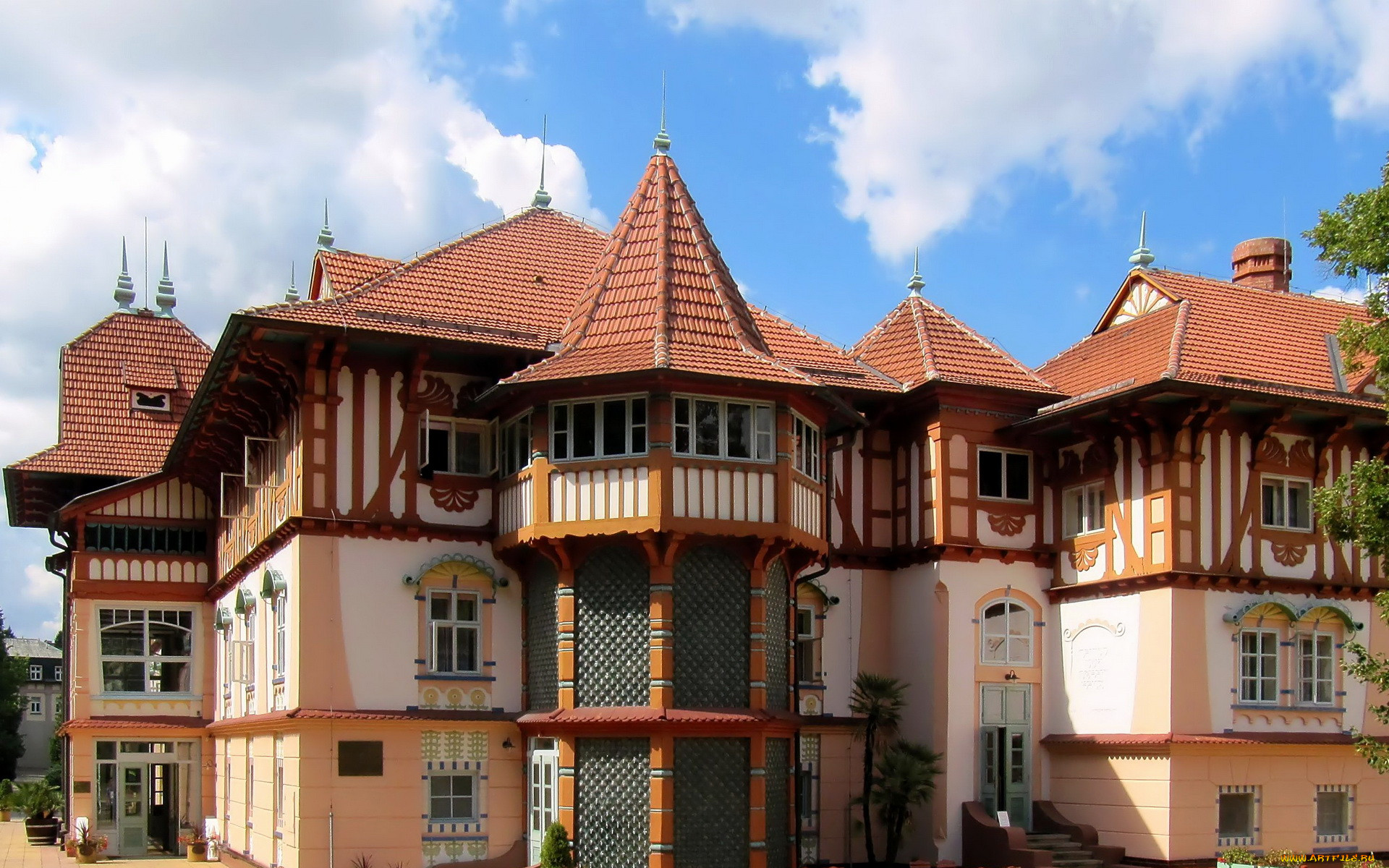 Фахверковая архитектура Чехии